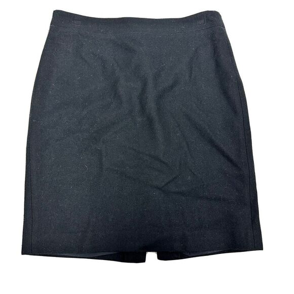 J.Crew wool blend pencil skirt black size 6 - Picture 1 of 6